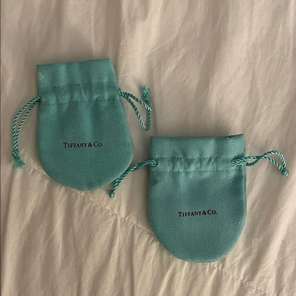 Tiffany & Co. Turquoise Drawstring Pouch